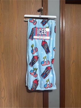 Ice Red and Blue ICEE Plush Blanket